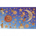 Декупажная карта 33*48 см "Солнце, луна и звезды"