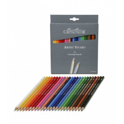 Набор профессиональных цветных карандашей "Artist Studio Line", 24 цвета, картонная коробка