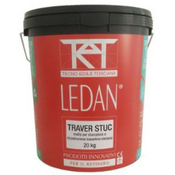 Ledan Traver Stuc, известковая композиция для восполнения утрат камня - травертина