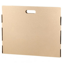 Коробка для картин и бумаги 630х430х35 Т-23 бурая