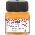 Краска по стеклу и фарфору /Оранжевый/ KREUL Classic на водн.основе, 20 мл