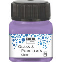 Краска по стеклу и фарфору /Лиловый/ KREUL Clear на водной основе, 20 мл