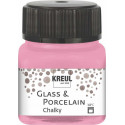 Краска по стеклу и фарфору /Розовая конфета/ KREUL Chalky, на водн. основе, 20 мл