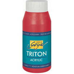 Красный карминовый.Краска акриловая "Solo Goya" Triton" 750мл в пластиковой бутылке