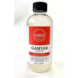 Покрывной лак Gamvar Gamblin прозрачный, глянцевый, без запаха