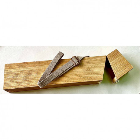 Пенал деревянный 40,5*9*5,2 (внутр.размеры) с ремешком