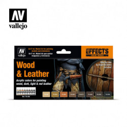 Набор Wood& Leather 8цв.х17мл. Дерево и Кожа
