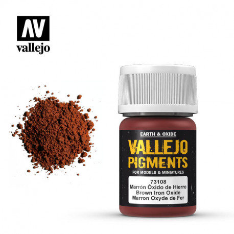 Пигмент худ. Vallejo/ Железоокисный коричневый
