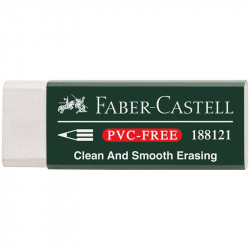 Ластик Faber-Castell "PVC-free", прямоугольный, картонный футляр
