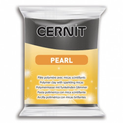 Полимерный моделин "Cernit Pearl" 60гр. черный перламутр