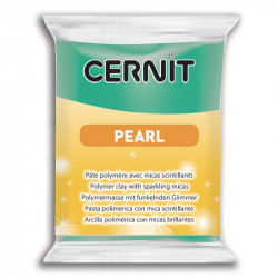 Полимерный моделин "Cernit Pearl" 60гр. зеленый перламутр