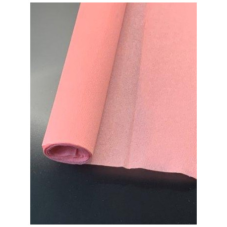 Упаковка бумаги крепированной, рулон. /Розовый средний 30 г/м2 , 200х50 см