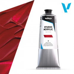 Карминовый нафтол, акриловая краска Vallejo "Studio Acrylic"