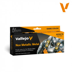 Набор красок Vallejo Game Color NON METALLIC METAL 8 х 18 мл.