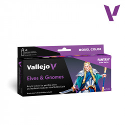 Набор красок Vallejo ELVES & GNOMES, 8х17 мл