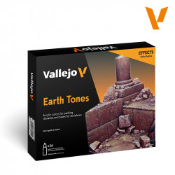 Набор красок Vallejo Model Color Earth Tones (ЗЕМЛИ), 16х18 мл