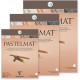Склейка PASTEL MAT 24х30, 12 л. 4 цв./ пастельн.грунтов. бумага 360 гр