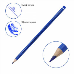 Карандаш спец. KOH-I-NOOR 1 цв. круглый с заточкой химический синий