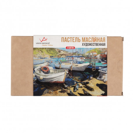 Пастель художественная масляная VISTA-ARTISTA Limited edition, 12 цветов