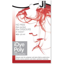 Краситель для полиэстра и нейлона iDYE POLY, красный
