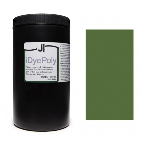 Зелёный краситель для полиэстра и нейлона iDYE POLY