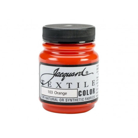 Нерастекающаяся краска по светл. тканям "Textile Colors" оранжевая 103