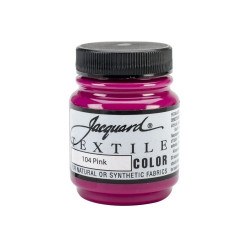 Нерастекающаяся краска по светл. тканям "Textile Colors" розовая 104