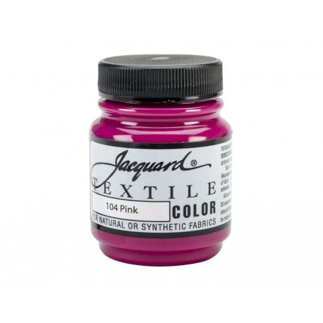 Нерастекающаяся краска по светл. тканям "Textile Colors" розовая 104