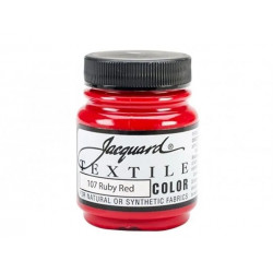 Рубинова краска по тканям Jacquard Textile Color № 107