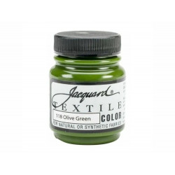 Зелёная оливковая краска по тканям Jacquard Textile Color № 118