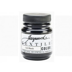Чёрная краска по тканям Jacquard Textile Color № 122