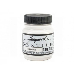 Белая краска по тканям Jacquard Textile Color № 123