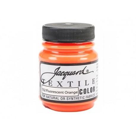 Нерастекающаяся краска по светл. тканям "Textile Colors" оранжевый флуо 152