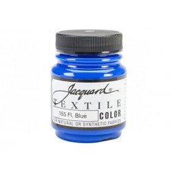 Синий флюо краска по тканям Jacquard Textile Color № 155