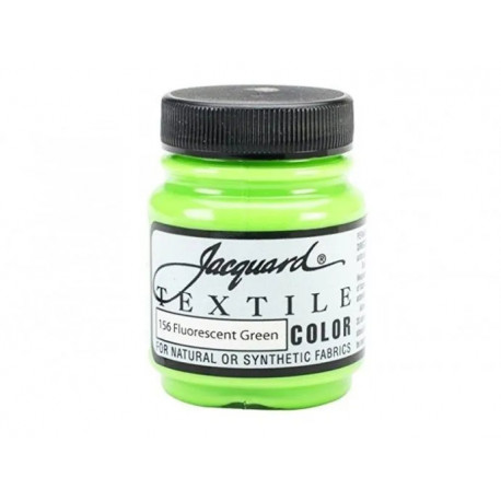Нерастекающаяся краска по светл. тканям "Textile Colors" зеленый флуо 156