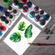 Интерферирующие зелёные. Чернила акриловые FW ARTISTS Daler-Rowney