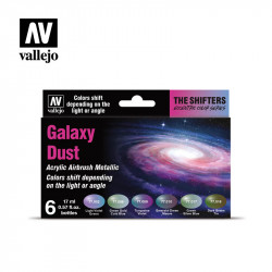Набор красок GALAXY DUST 6х17 мл, хроматические оттенки