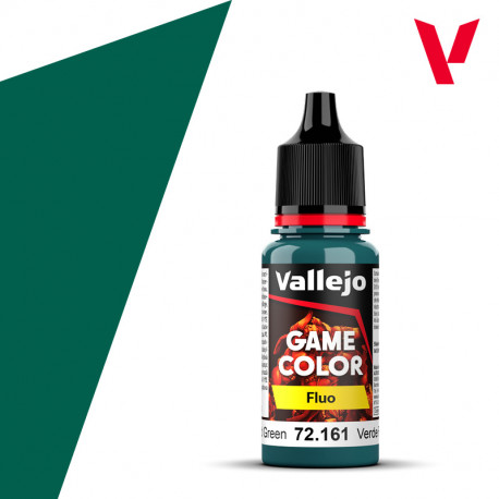 161."Game Color" Fluorescent Cold Green (Флюоресцентный зелёный холодный)