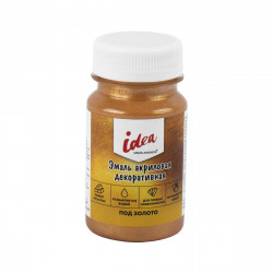 VISTA-ARISTA idea Эмаль акриловая декоративная золото 100 мл