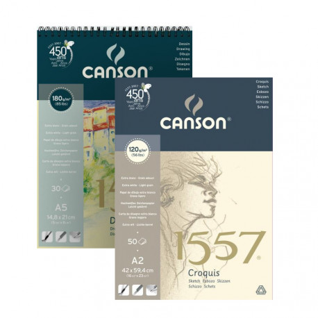 Бумага для набросков (склейка) A2, 50л, 120 гр