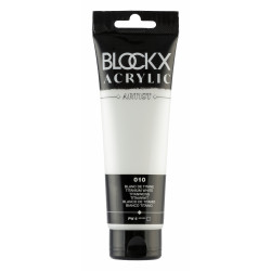Белила титановые, краска акриловая Blockx Artist