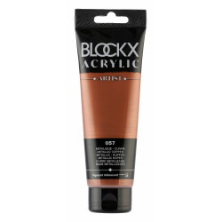 Медь металлик, краска акриловая Blockx Artist