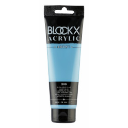 Лазурь синяя светлая, краска акриловая Blockx Artist