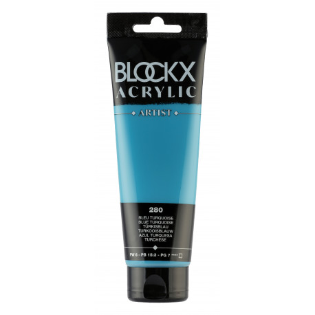 Бирюзовый голубой, краска акриловая Blockx Artist