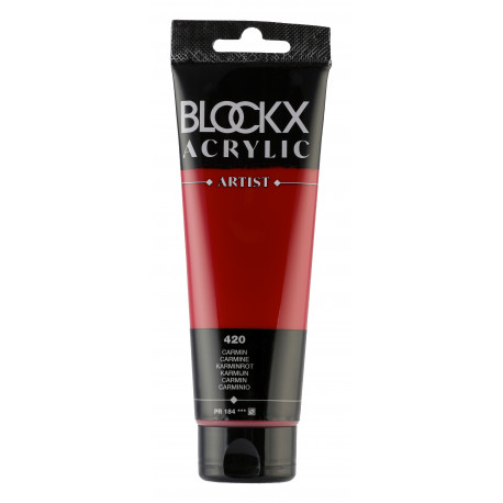 Карминовый, краска акриловая Blockx Artist