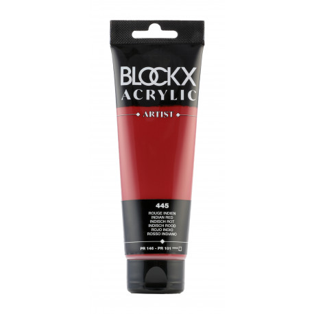 Индийская красная, краска акриловая Blockx Artist