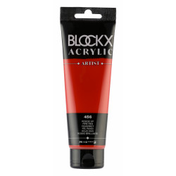 Ярко-красный, краска акриловая Blockx Artist