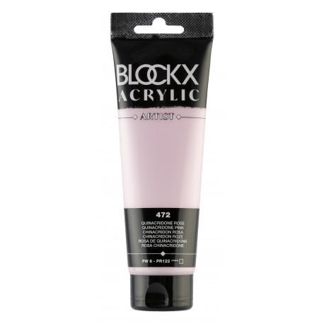 Квинакридон розовый, краска акриловая Blockx Artist