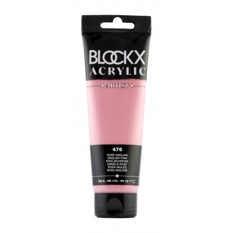 Английский розовый, краска акриловая Blockx Artist
