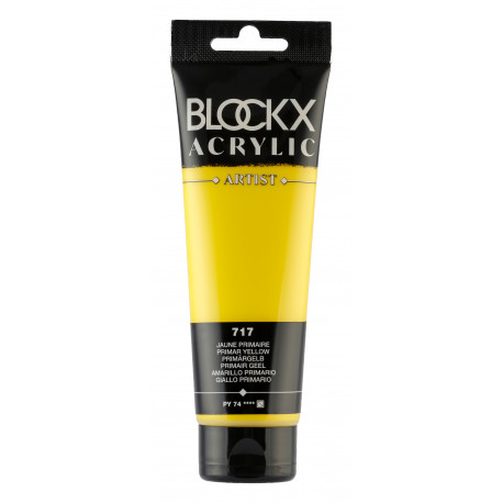 Жёлтый основной, краска акриловая Blockx Artist